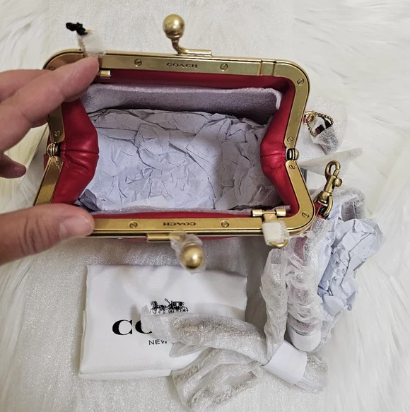 Disney X Coach Kisslock Frame Bag With Pluto - Picture 4 of 13